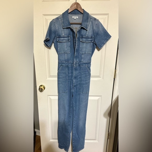 Good American denim jumpsuit - Picture 5 of 6